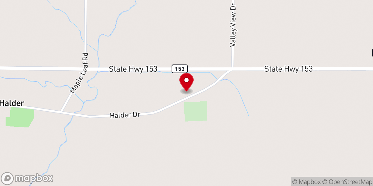 Map showing location of St. Patrick Catholic Church