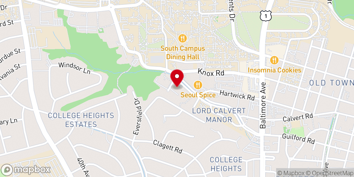 Map showing location of Living Water Adventist Church