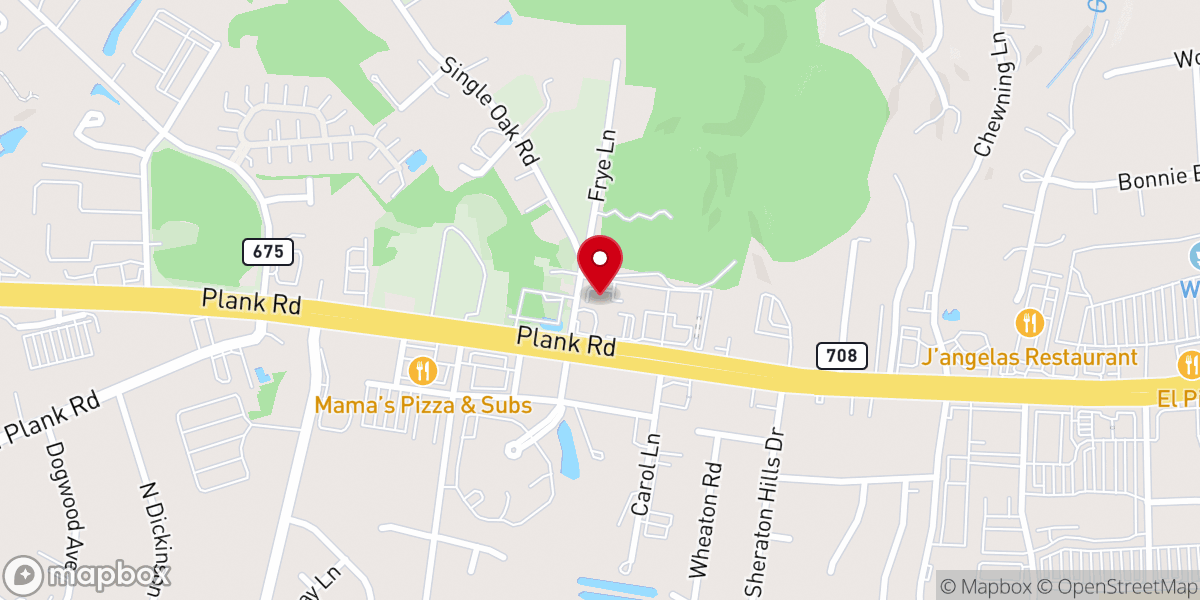 Map showing location of RCCG Hosanna Chapel