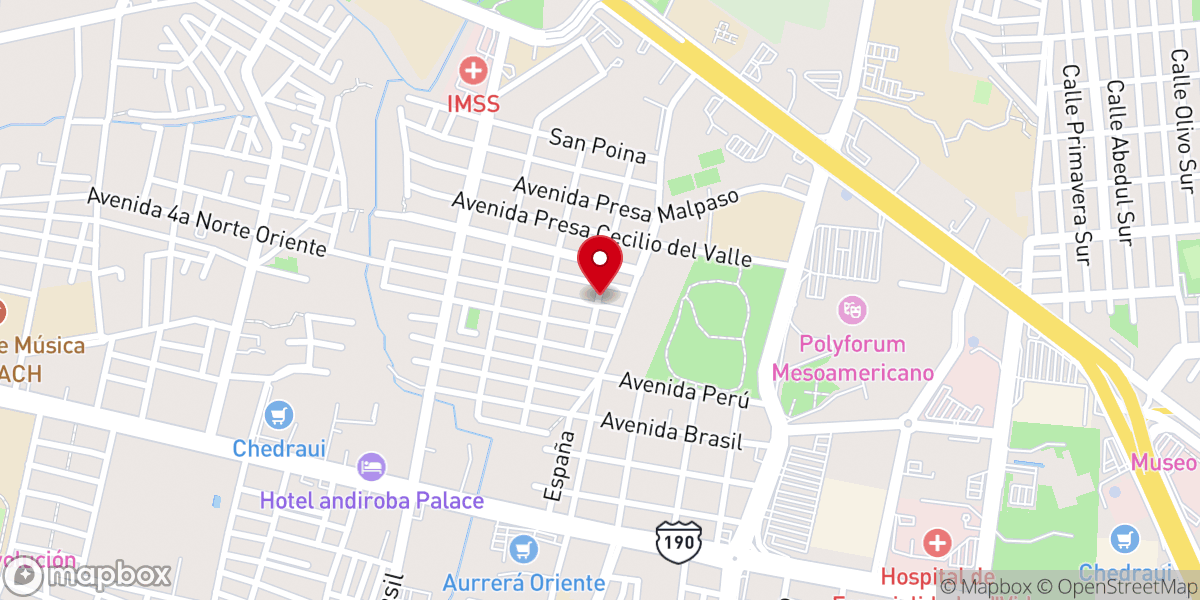 Map showing location of Iglesia Cristiana Pentecostés Casa de Dios y Puerta del Cielo