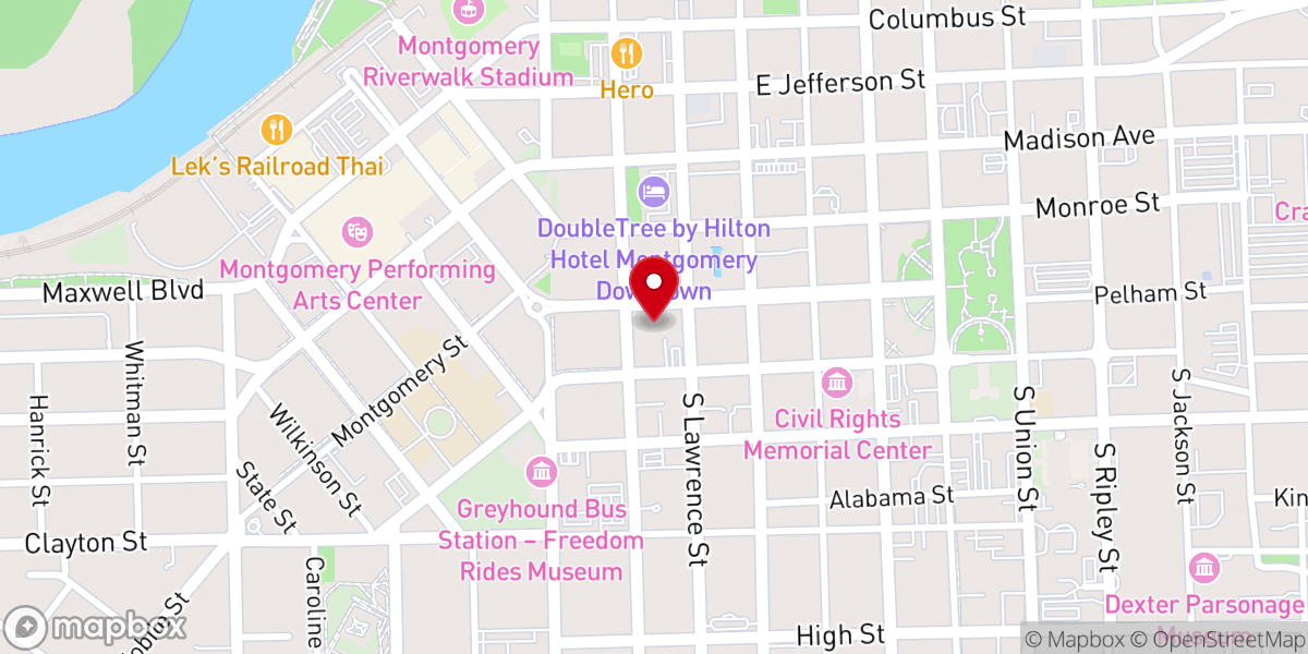 Map showing location of Jesus City Church