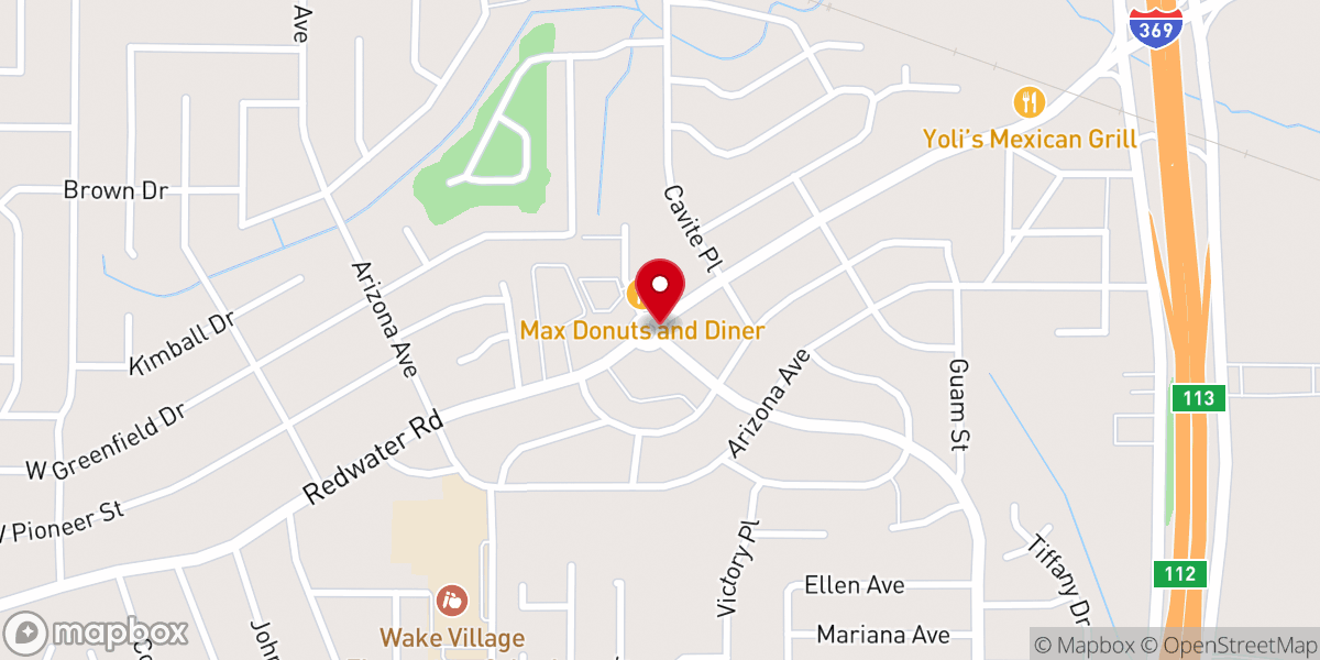 Map showing location of Christ Lutheran Church