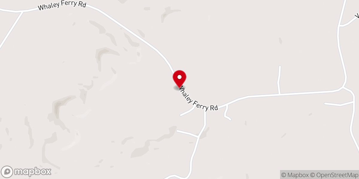 Map showing location of New Pine Grove Baptist Church