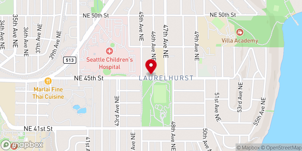 Map showing location of Seattle Community Church