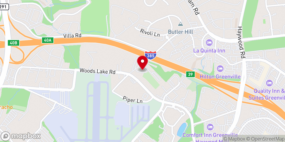 Map showing location of Lowndes Hill Baptist Church