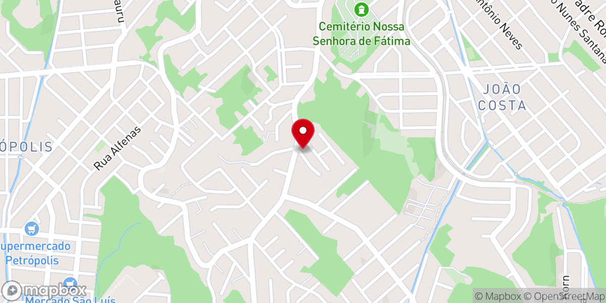 Map showing location of Igreja Evangélica Assembleia de Deus