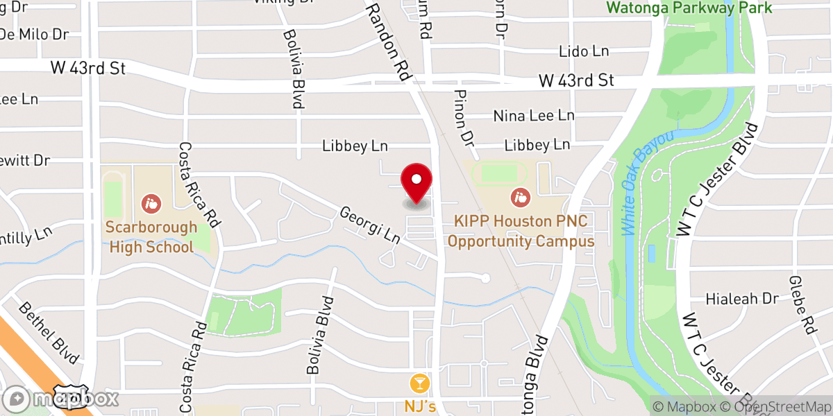 Map showing location of St. Ambrose Catholic Church