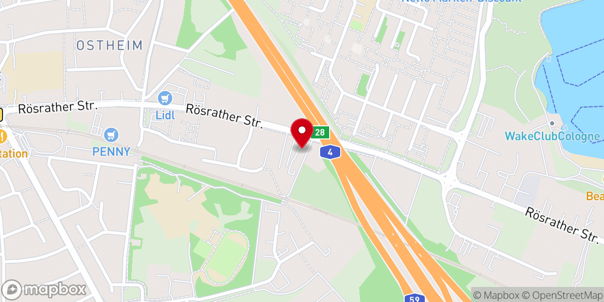 Map showing location of Evangelische Freikirche Köln e.V.