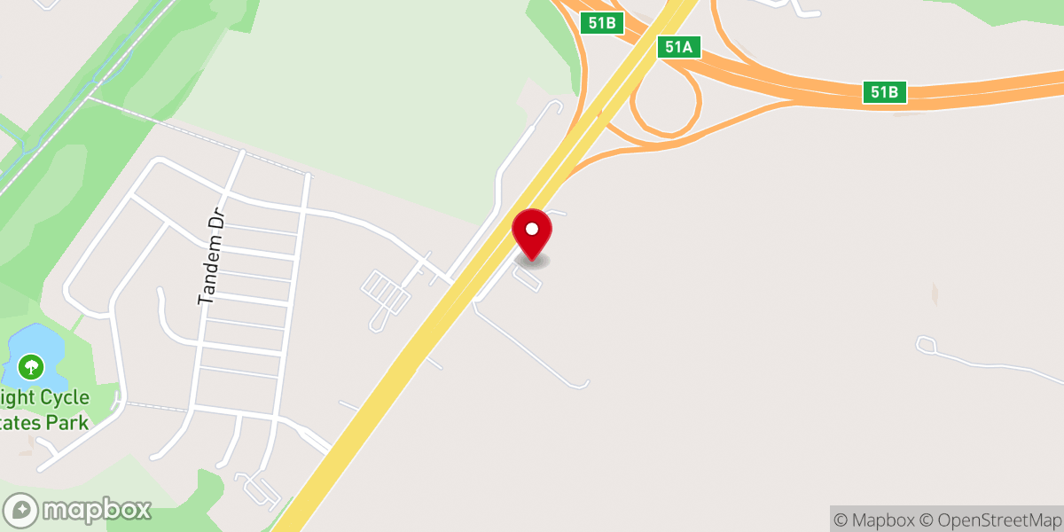 Map showing location of The Apostolics of Xenia Church - AXC