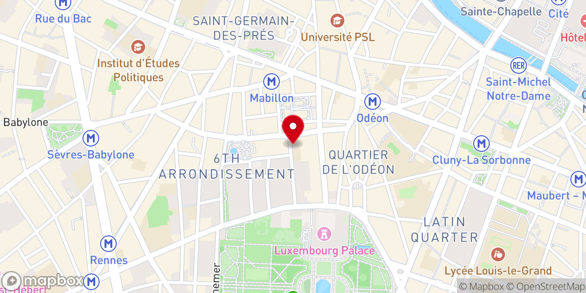 Map showing location of Chapelle de l'Assomption