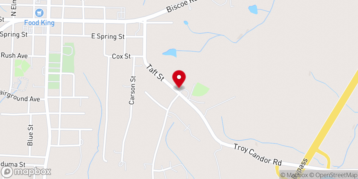 Map showing location of FWM Christian Academy