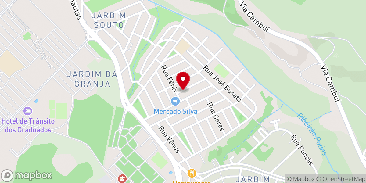 Map showing location of IGREJA BATISTA JARDIM GRANJA