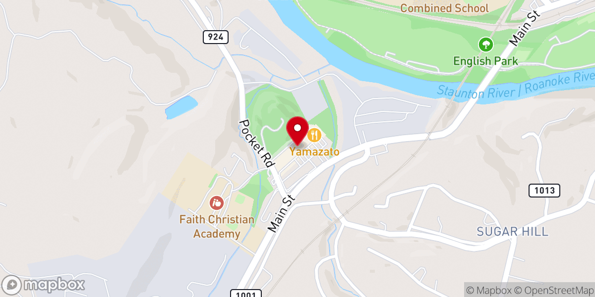 Map showing location of Trinity Lighthouse Community Church