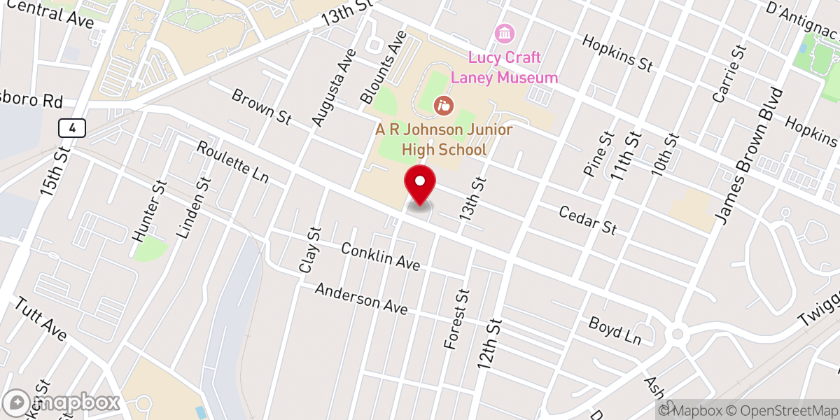 Map showing location of Jesus Christ House of Prayer Inc