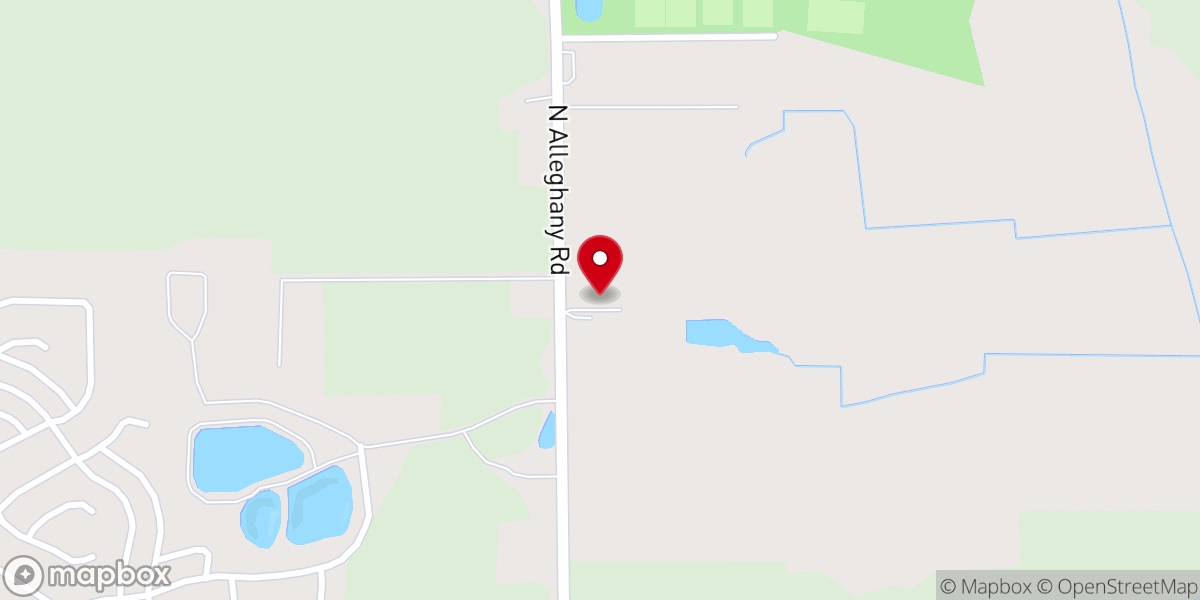 Map showing location of Maranatha Baptist Church
