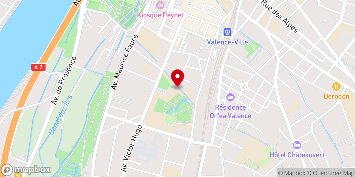 Map showing location of Congrégation du St Sacrement