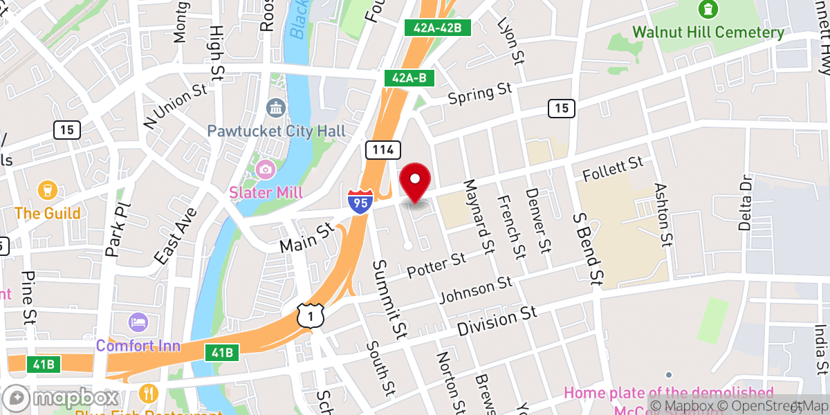 Map showing location of Assumption of the Virgin Mary Greek Orthodox Church