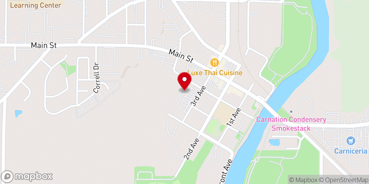 Map showing location of CTK Ferndale – Christ the King Community Church