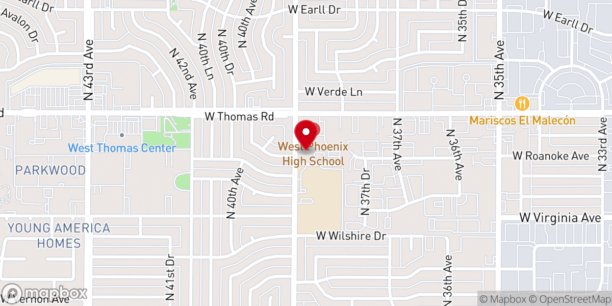 Map showing location of Betania Presbyterian Church