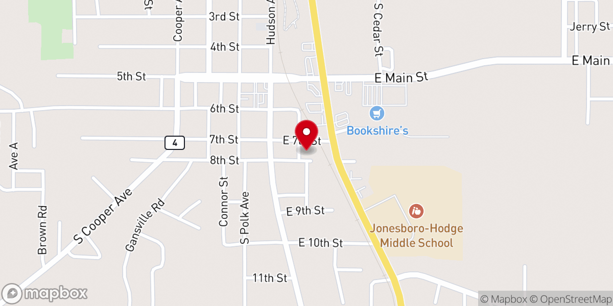 Map showing location of Wellspring Community Church
