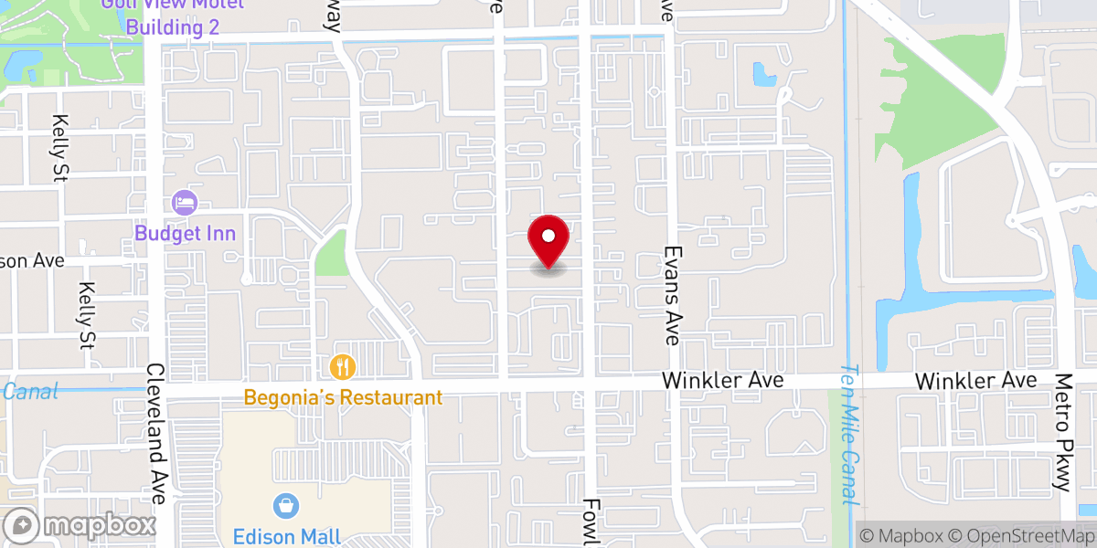 Map showing location of AD Bethel Fort Myers
