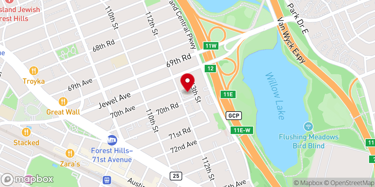 Map showing location of Iglesia Ni Cristo Locale Of Forest Hill