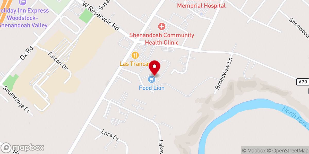 Map showing location of The Gym - Jesus Zone Ministries Inc