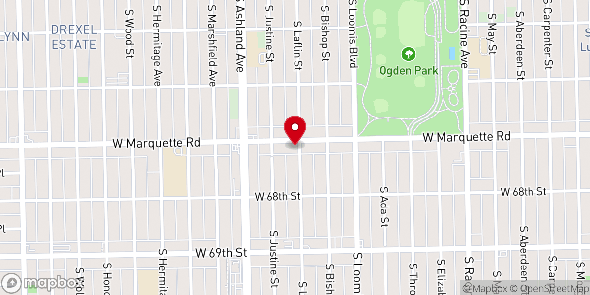 Map showing location of The Lebanon Baptist Church
