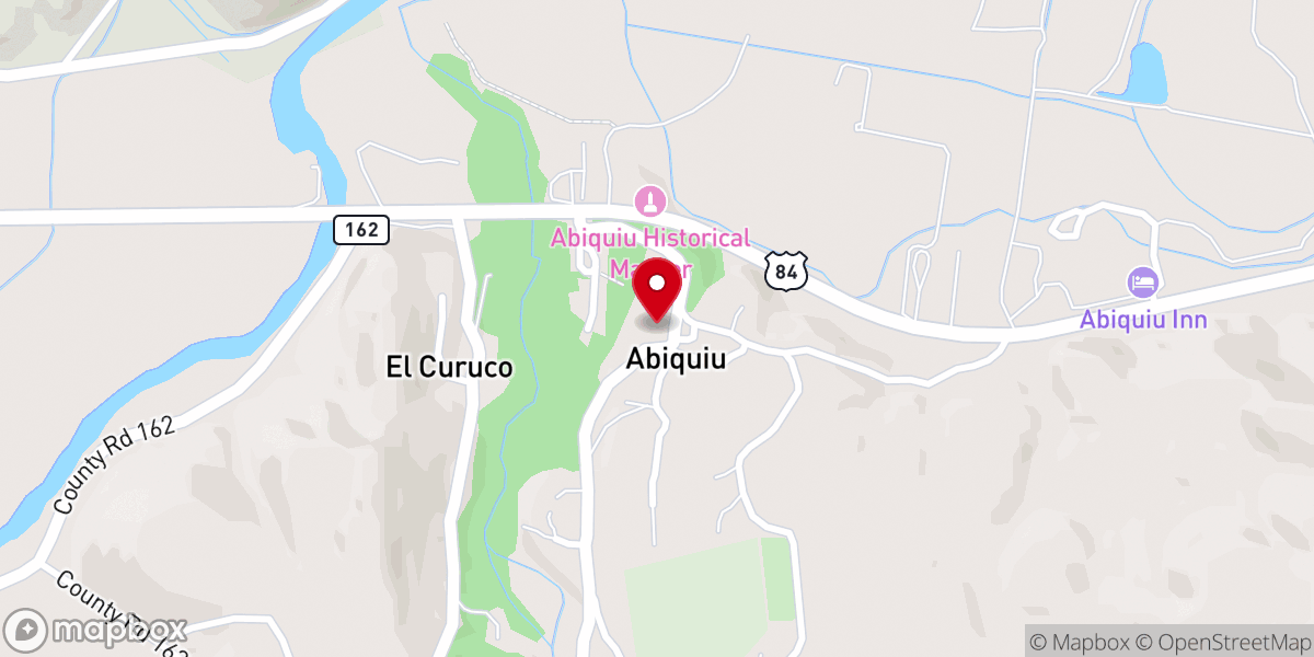 Map showing location of Iglesia de Santo Tomas