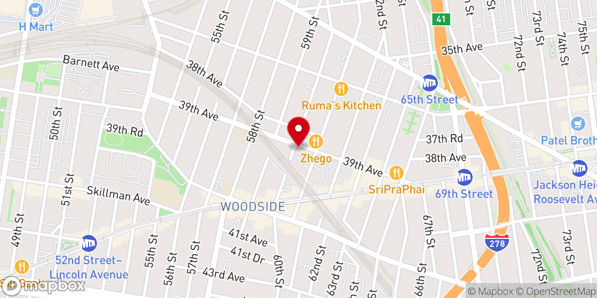 Map showing location of Tashi Paljor Dharma House Inc