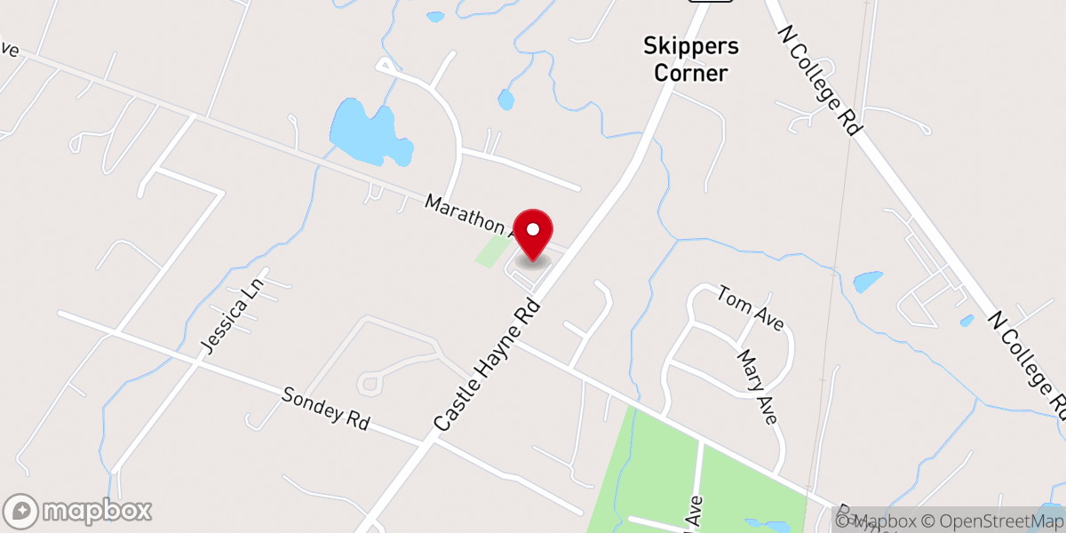 Map showing location of St Stanislaus Church