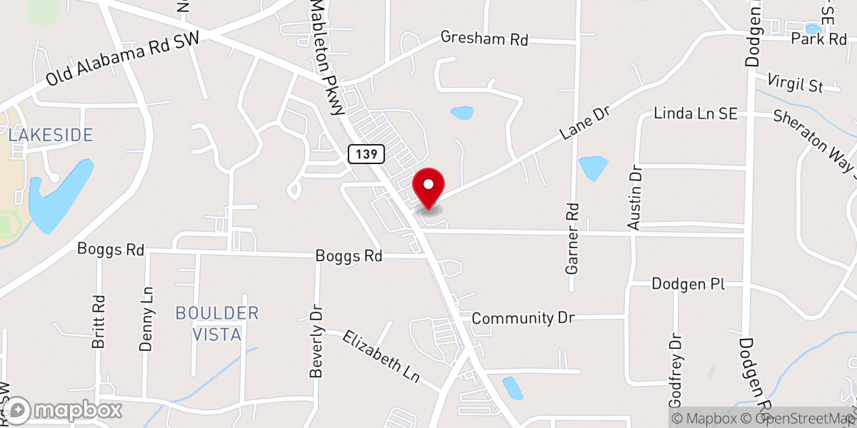 Map showing location of Family Restoration Outreach Ministries