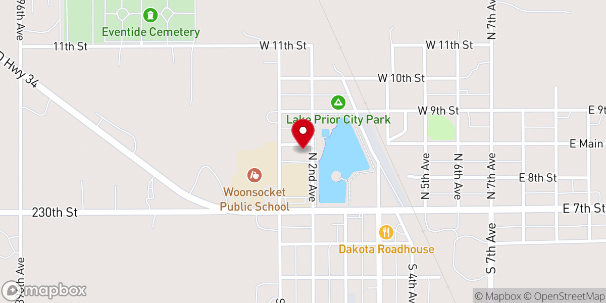 Map showing location of St Wilfrid Catholic Church