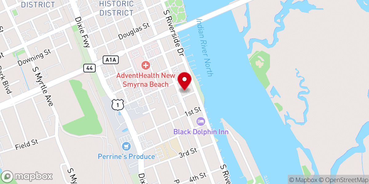 Map showing location of One Accord Christian Church