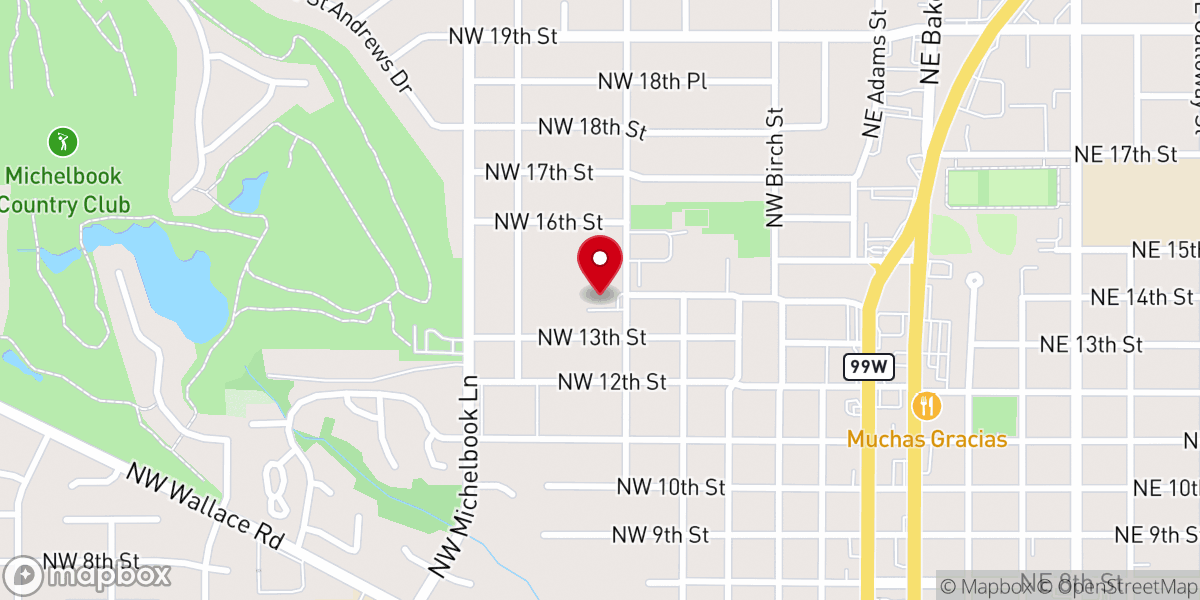 Map showing location of Rivers Edge Seventh-day Adventist Church