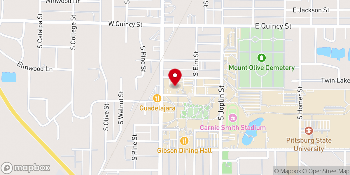 Map showing location of Christian Church