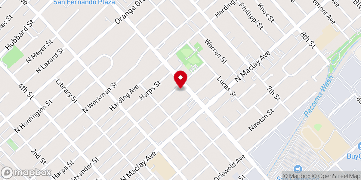 Map showing location of Ministerios En Su Presenscia