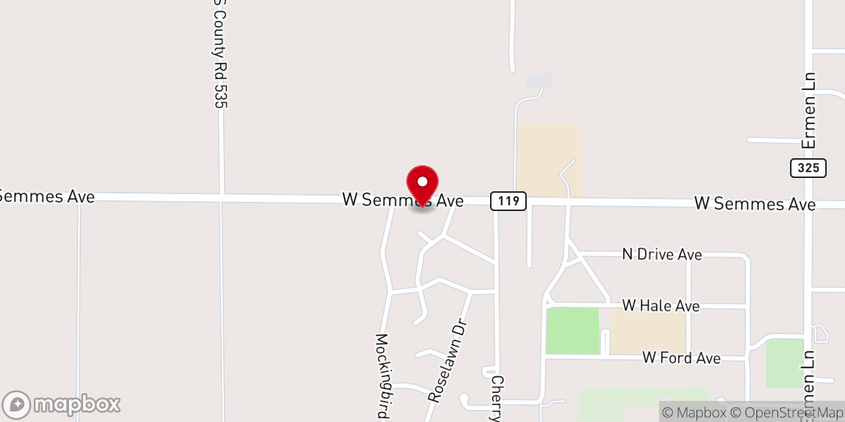 Map showing location of Westside Ministries