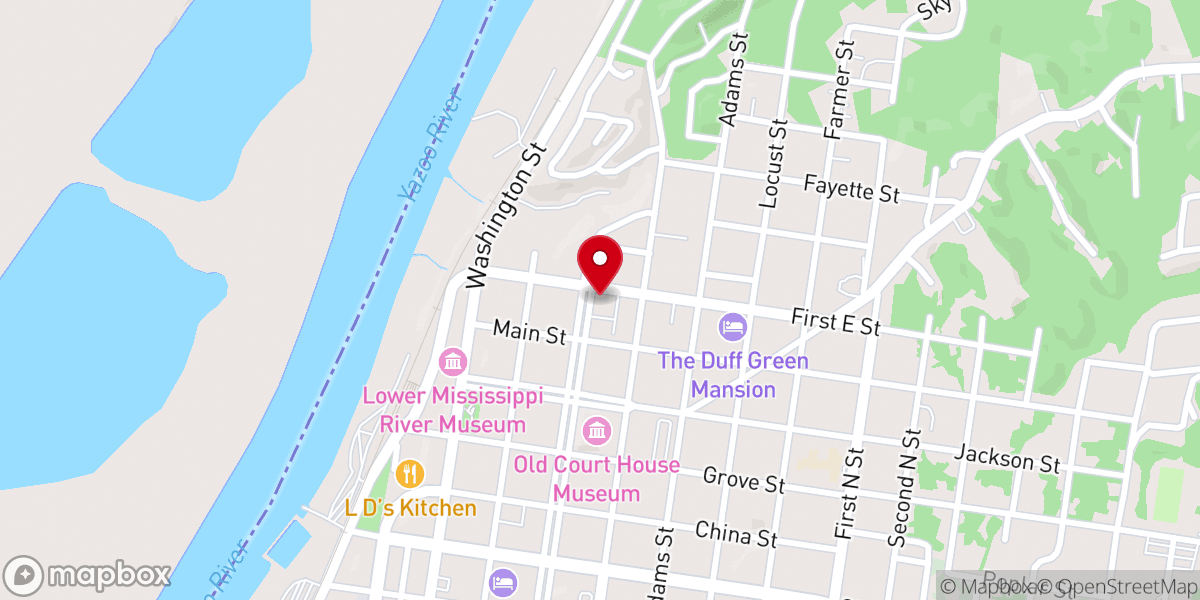 Map showing location of Bethel AME Church
