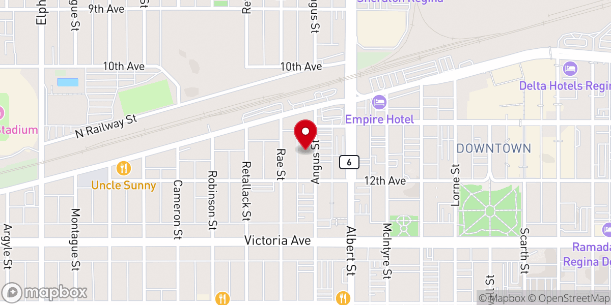 Map showing location of Great Haven Assembly