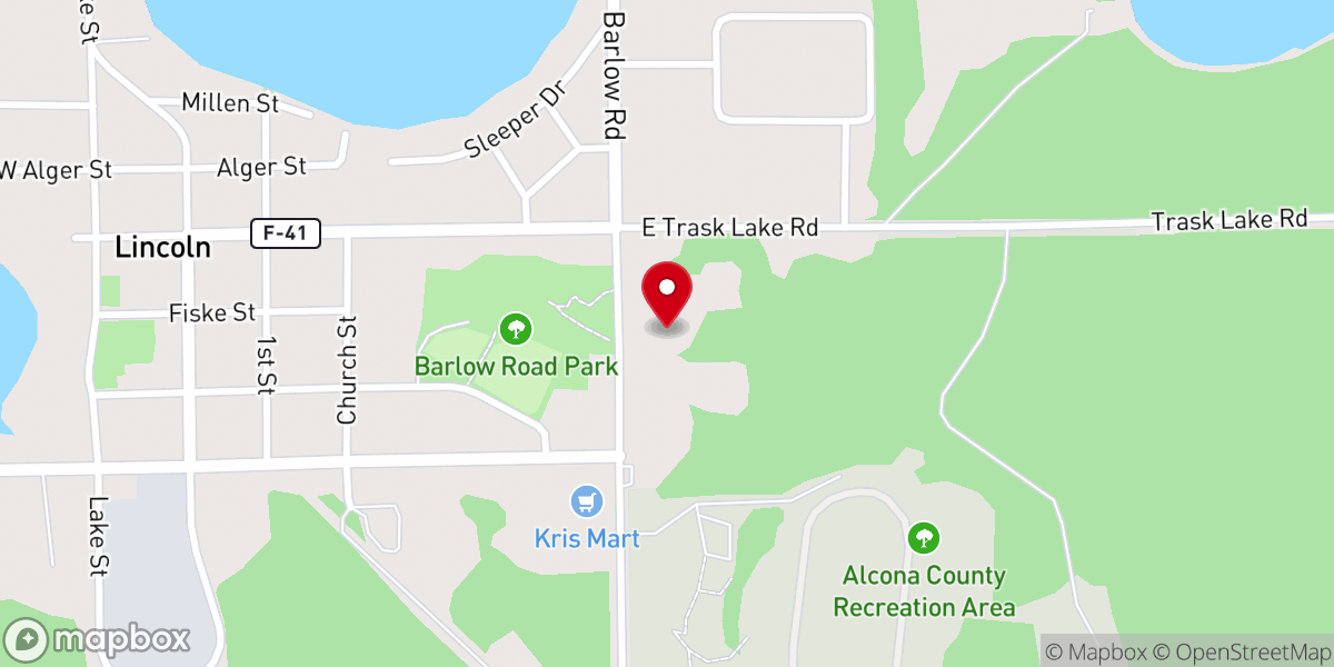 Map showing location of Lincoln Haven Nursing & Rehab