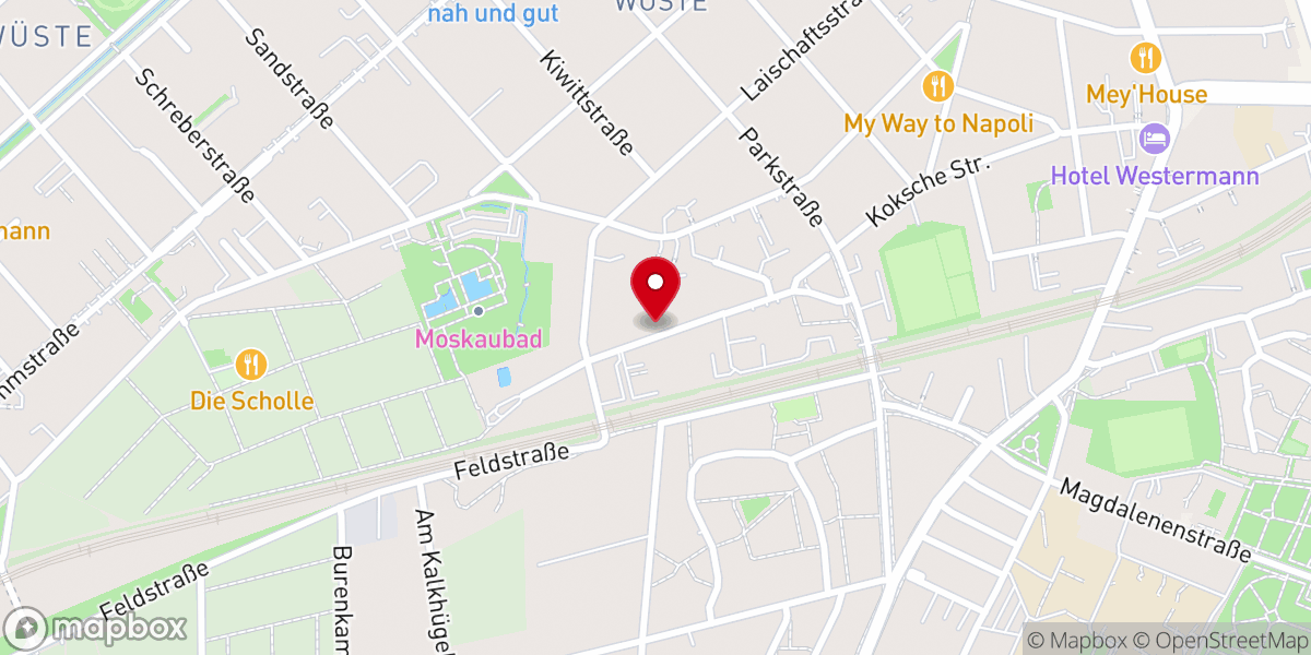 Map showing location of Evangelisch-Freikirchliche Gemeinde Baptisten ( EFG Osnabrück )