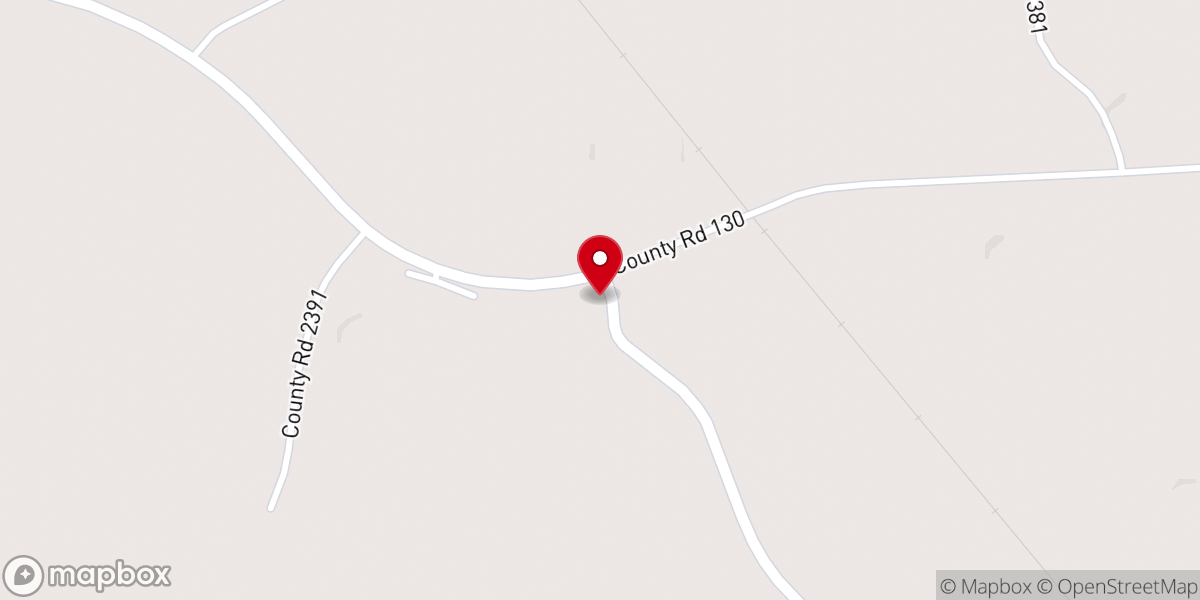 Map showing location of New Lebanon Freewill Baptist Church