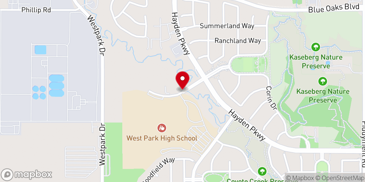 Map showing location of Metro Calvary Rocklin