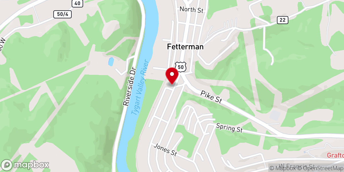 Map showing location of New Testament Fellowship Church