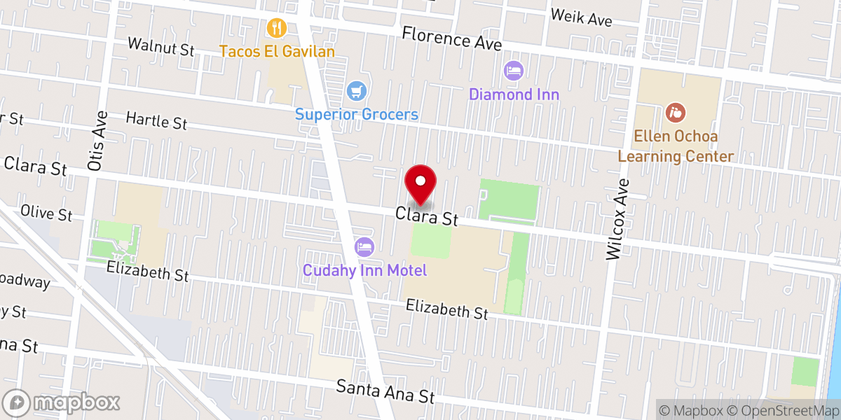 Map showing location of CENTRO EVANGELISTICO EBENEZER