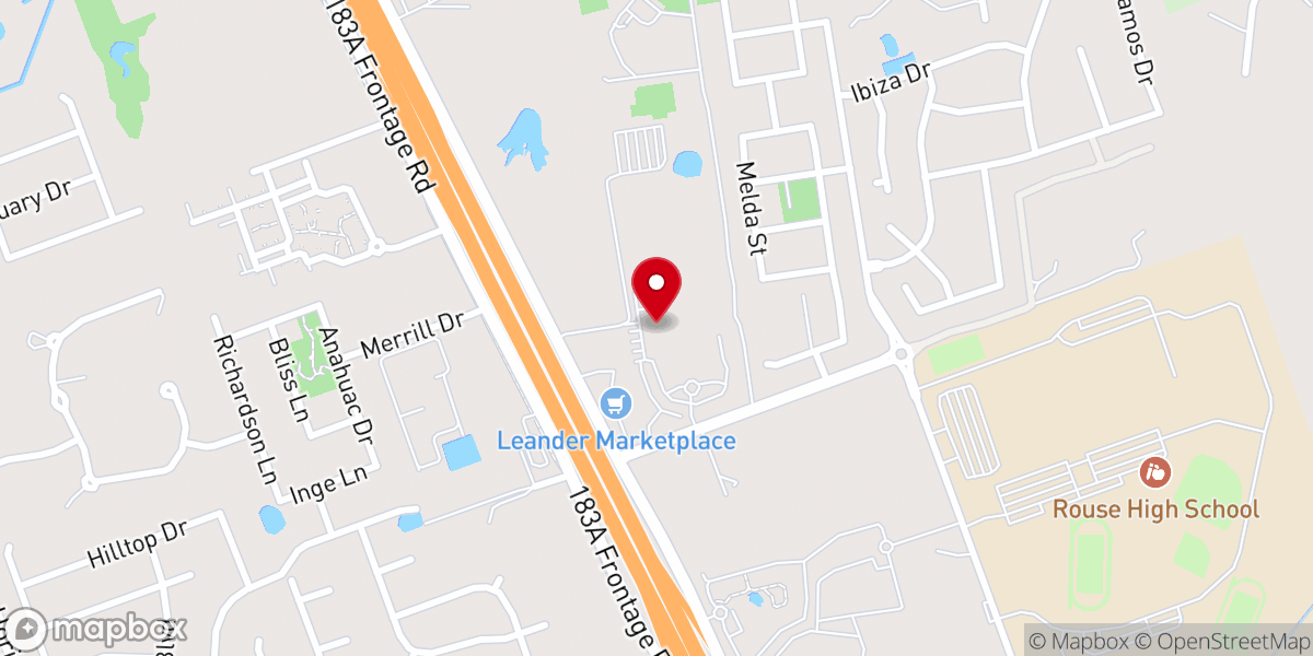 Map showing location of Life Church