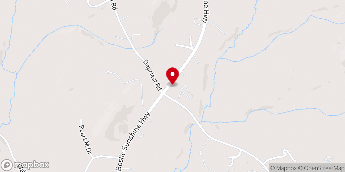 Map showing location of Mount View Church