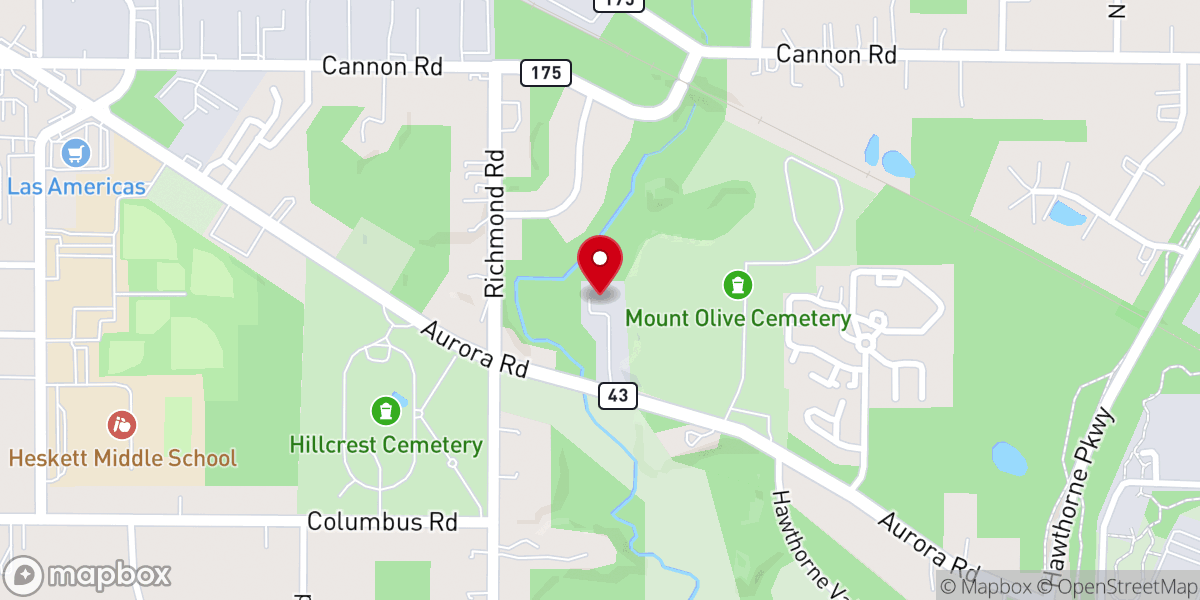 Map showing location of St. Mary's Ukrainian Catholic Church
