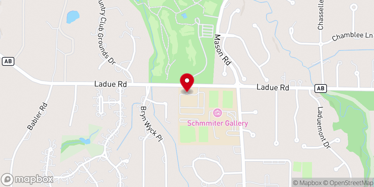Map showing location of Kirk of the Hills Presbyterian Church